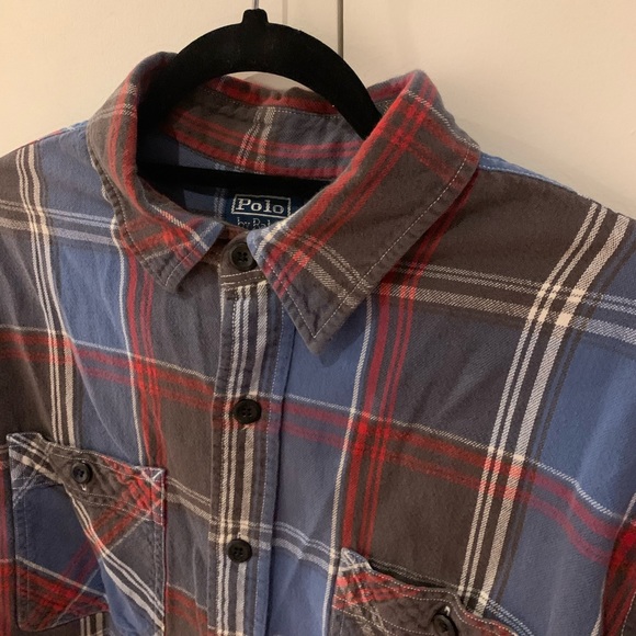 POLO CUSTOM FIT FLANNEL SHIRT - Picture 3 of 4